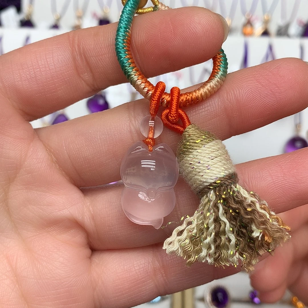 芙蓉石珠宝半成品未镶嵌L 福利款钥匙扣