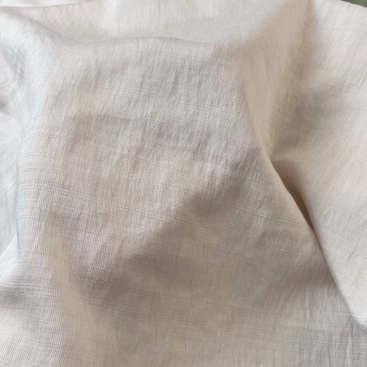 天丝（莱赛尔纤维）杏色苎麻2米