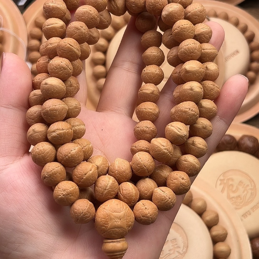 手串凤眼菩提11mm尼泊尔实心籽108颗毕业级