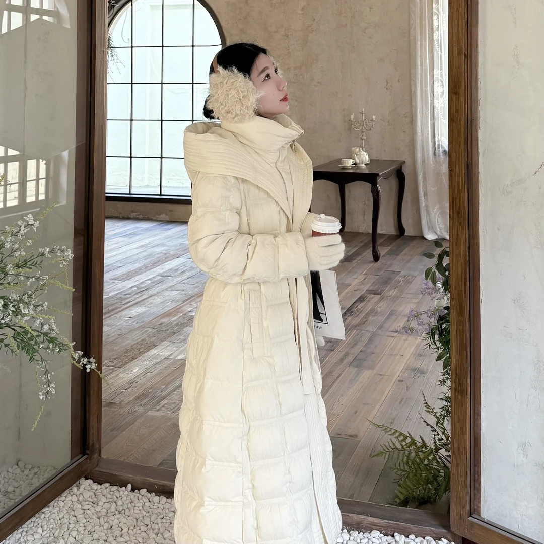 ZR 石墨烯鹅绒长短款气质收腰显瘦保暖鹅绒服