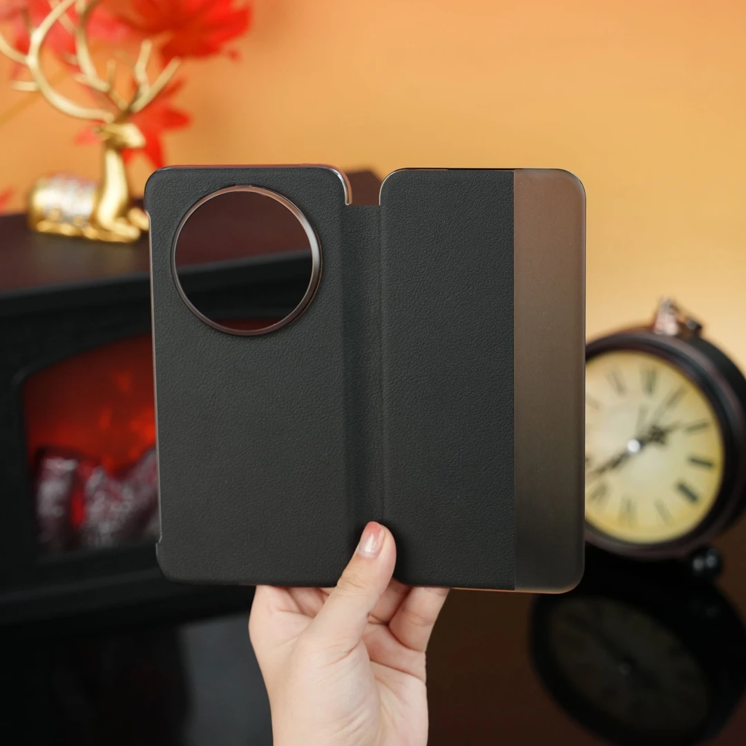 适用华为mate80pro手机壳真皮磁吸翻盖高级时尚mate80promax男女