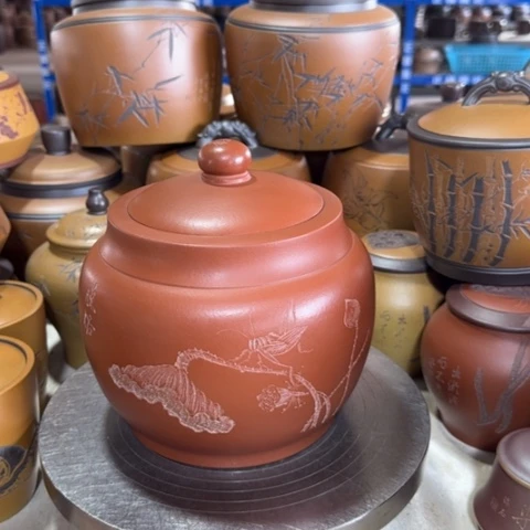 紫砂茶叶罐。。。。。。。。。