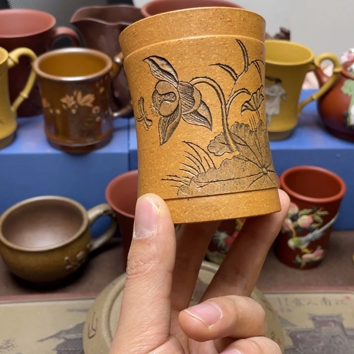 紫砂茶杯紫砂主人杯