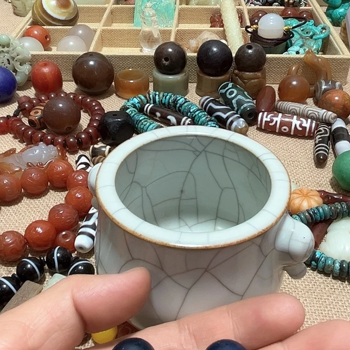 摆件用****2瓷器老物件摆件手工