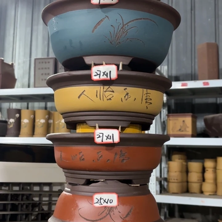 花盆紫砂100-6。