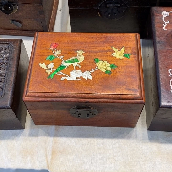 冯***东木木木20长双层首饰盒