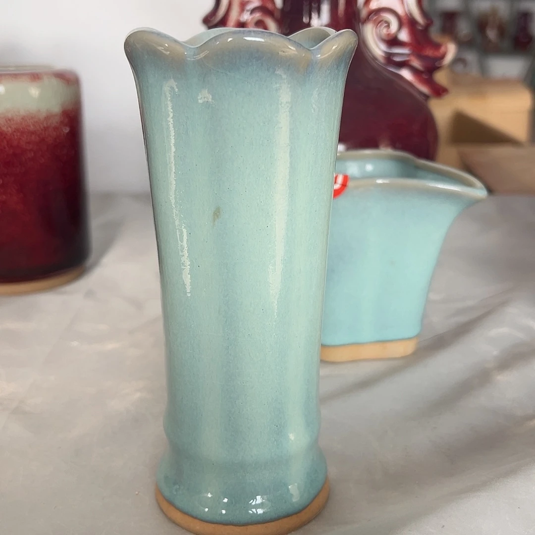 摆件郑家钧窑摆件微瑕