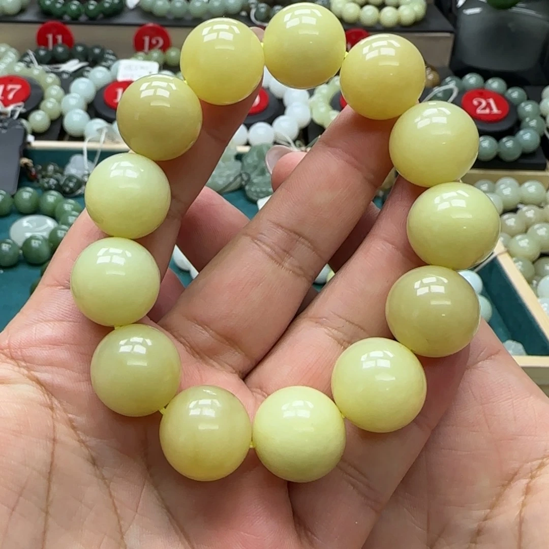 和田玉未镶嵌手链17