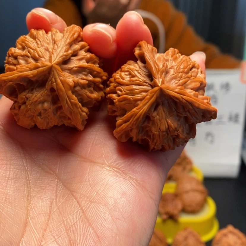 【闪购商品】把件桃核未***风1号三棱，