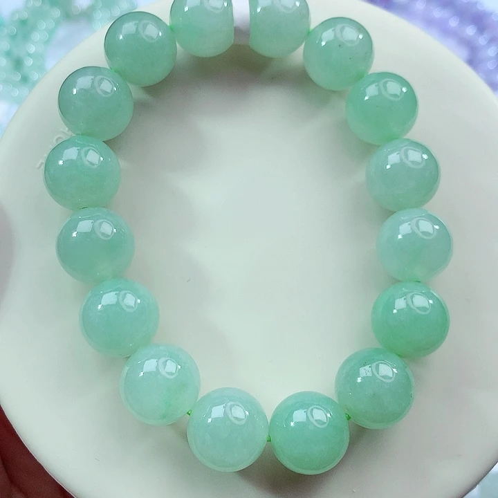 翡翠未镶嵌手链卡13.3