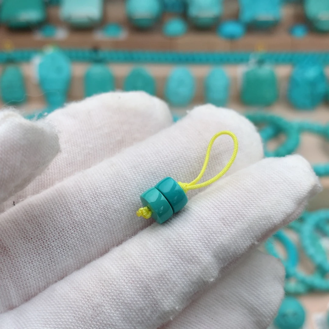 未镶嵌绿松石珠宝奇石6.5mm