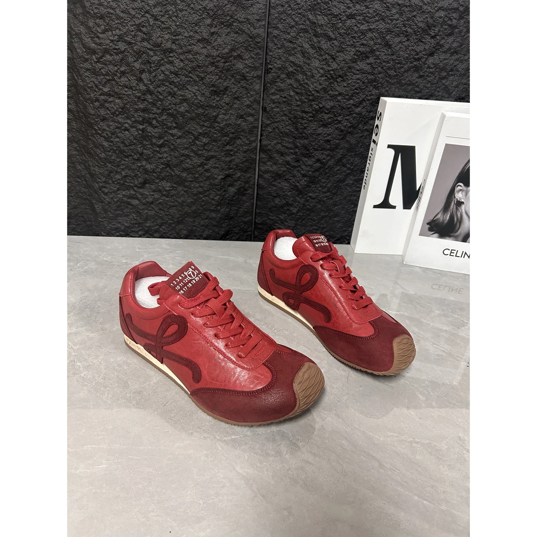 大龙甄选~牛皮/新款百搭真皮系带休闲鞋运动鞋1803H