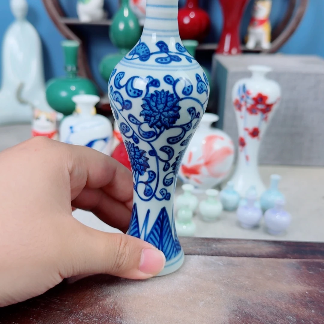 陶瓷手工小花器摆件