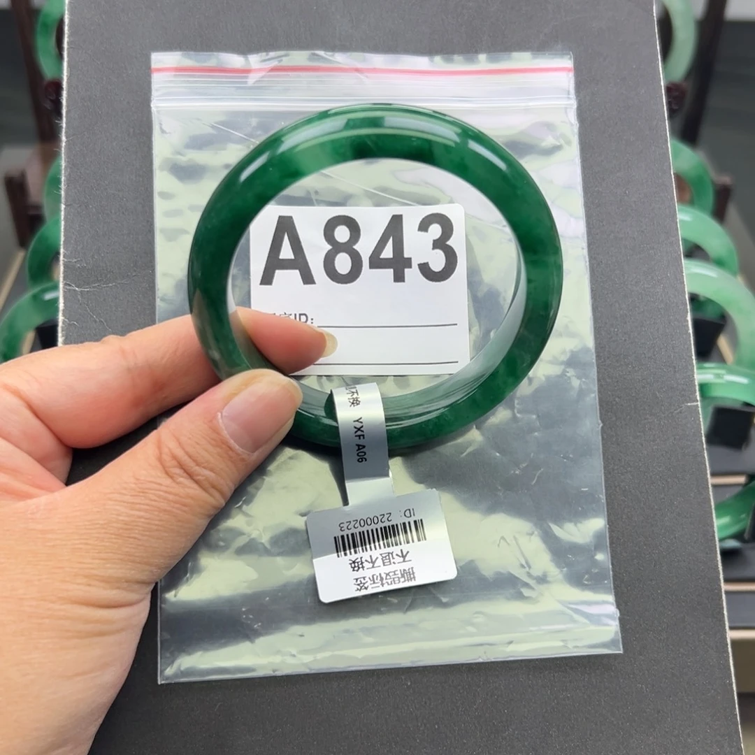 石英质玉（非洲翠）未镶嵌手镯+菩提59.2