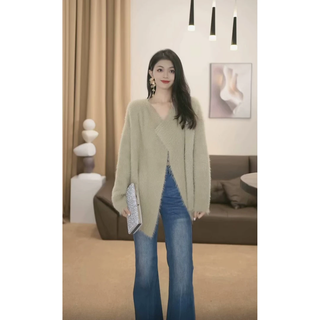 TOLEX2025新款手工女包休闲时尚百搭牛仔蓝色