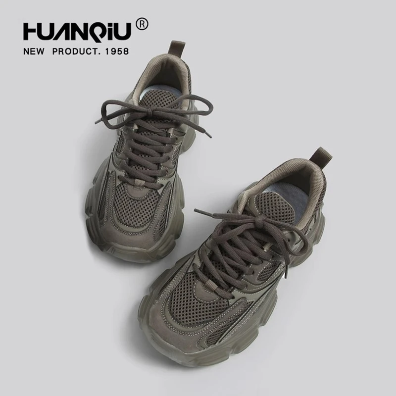 环球老爹鞋女夏季透气厚底黑色鞋子女爆款休闲运动鞋男鞋同款