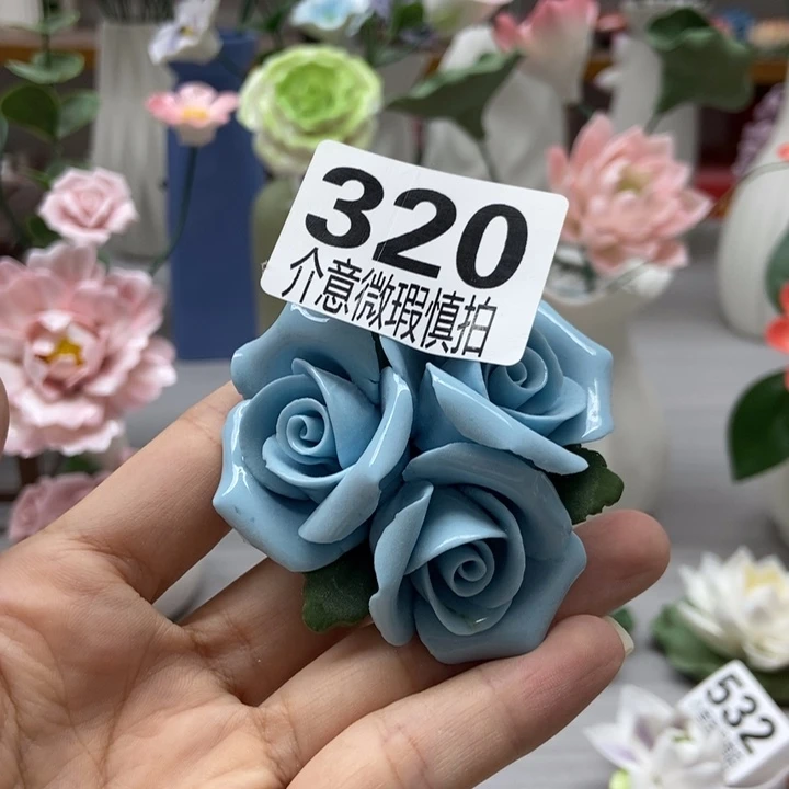 陶瓷手工制作陶瓷花