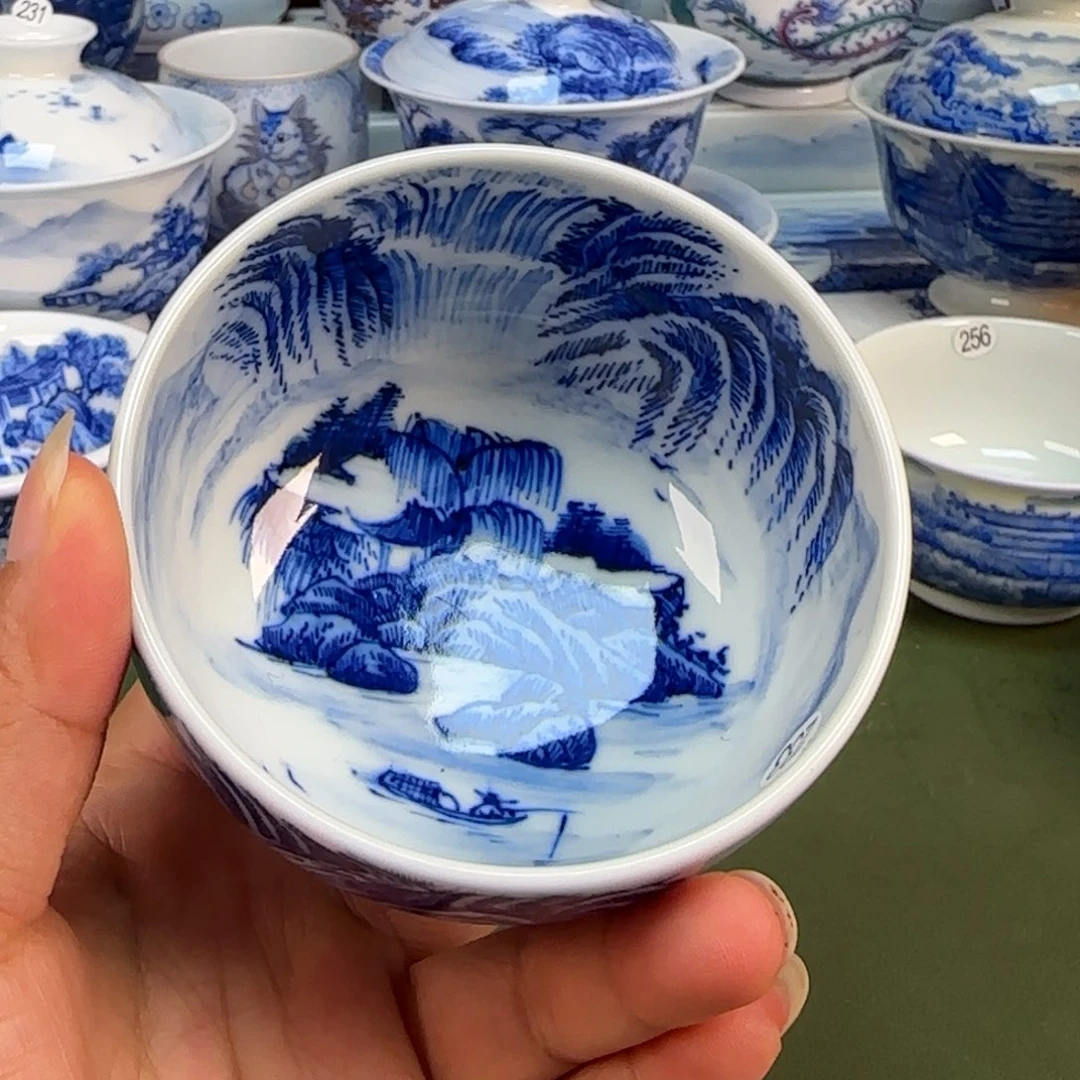 景德镇纯手绘茶具圆圆233