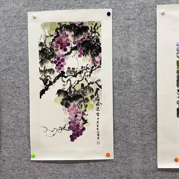 国画花鸟等多种鸟类和