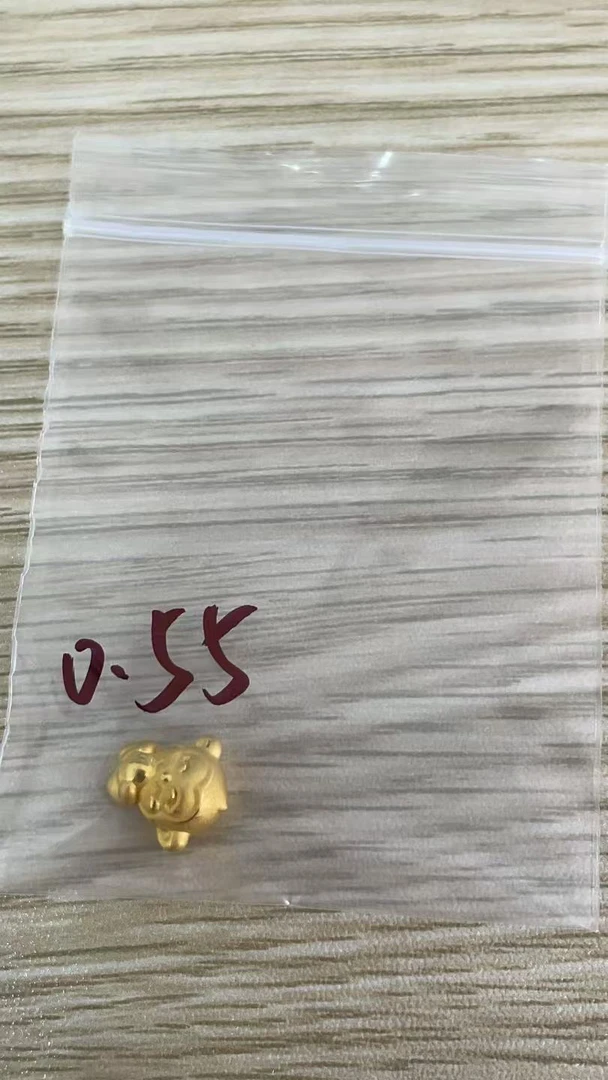 足金999   小猴通孔