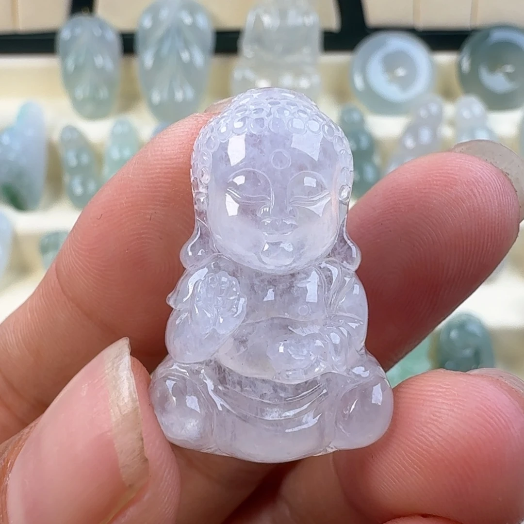 翡翠未镶嵌项链云*翡翠