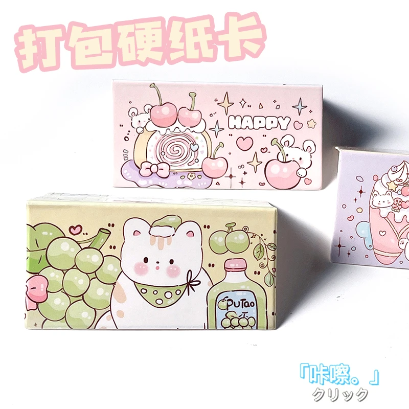 6厘米覆膜可爱卡头背卡打包卡片卡纸出卡发货饰品礼物卡片蝴蝶结