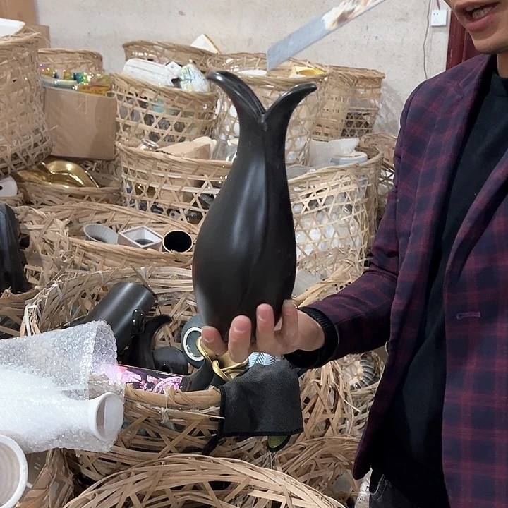 瓶高度27厘米口径5厘米微瑕捡漏