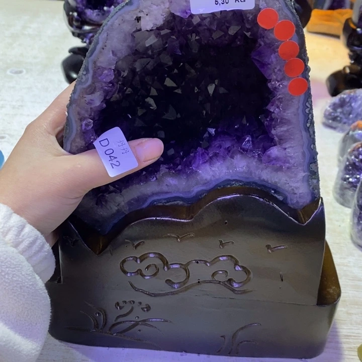 水晶摆件未镶嵌秦****头摆件