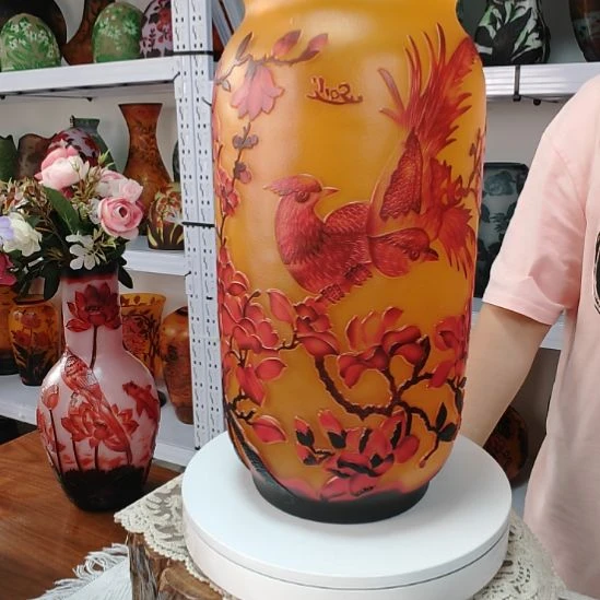 琉璃手工艺品【9】格雷花瓶