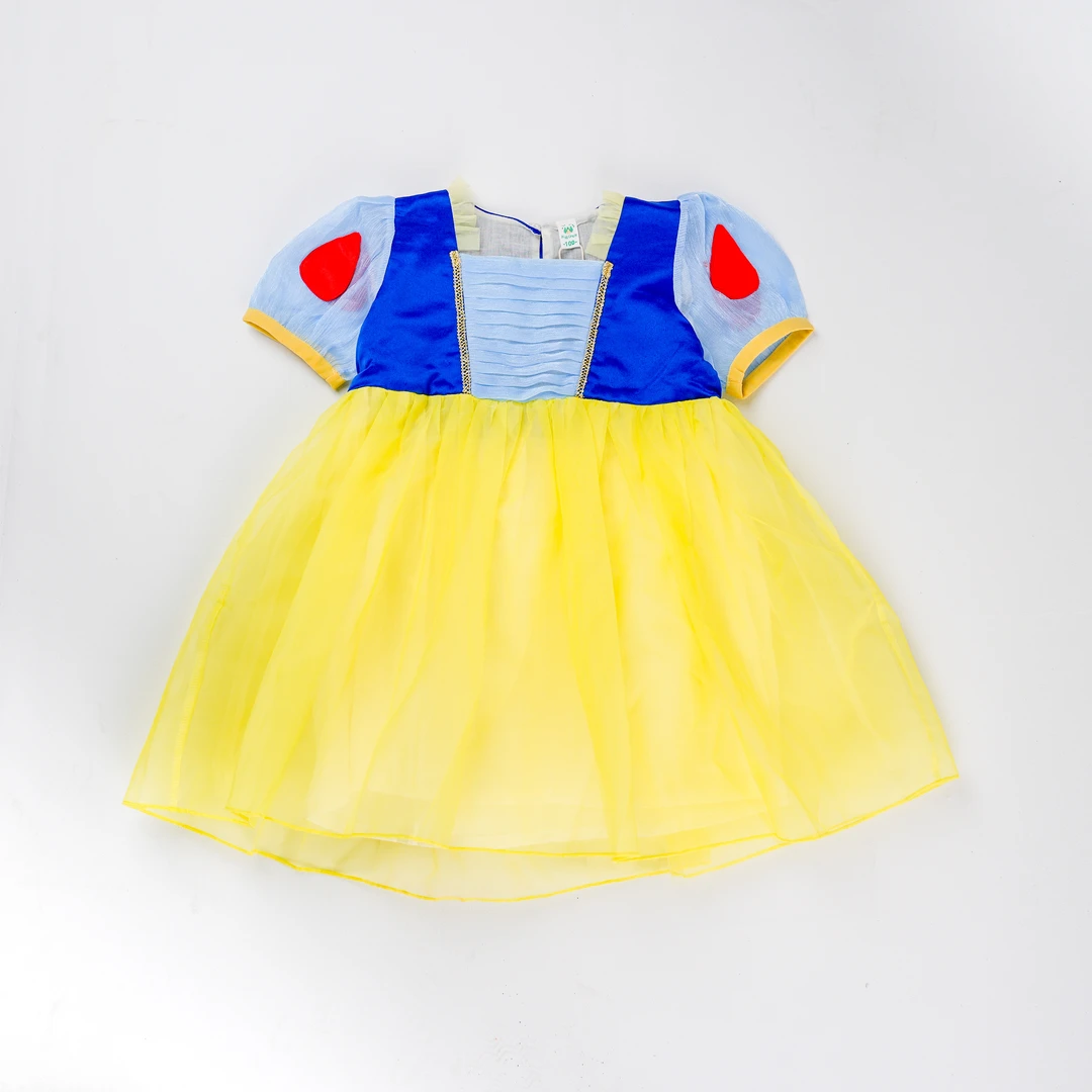 公主裙女童话系连衣裙童装儿童宝宝幼童夏季洋气小童夏装黄色裙子