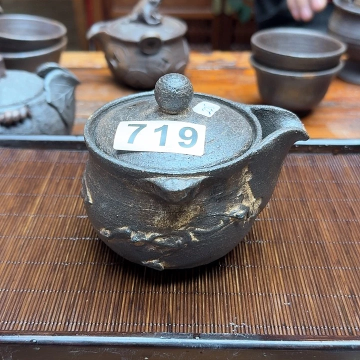 纯手工制作粗陶茶具宛*?