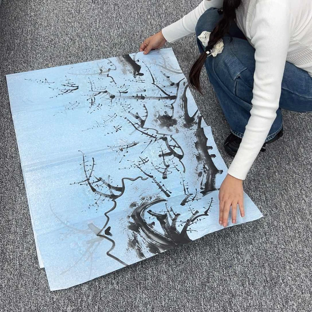 国画纯手绘字画教程分享