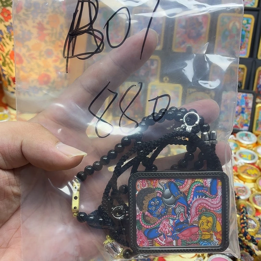 吊坠万绘唐卡非遗手绘B01