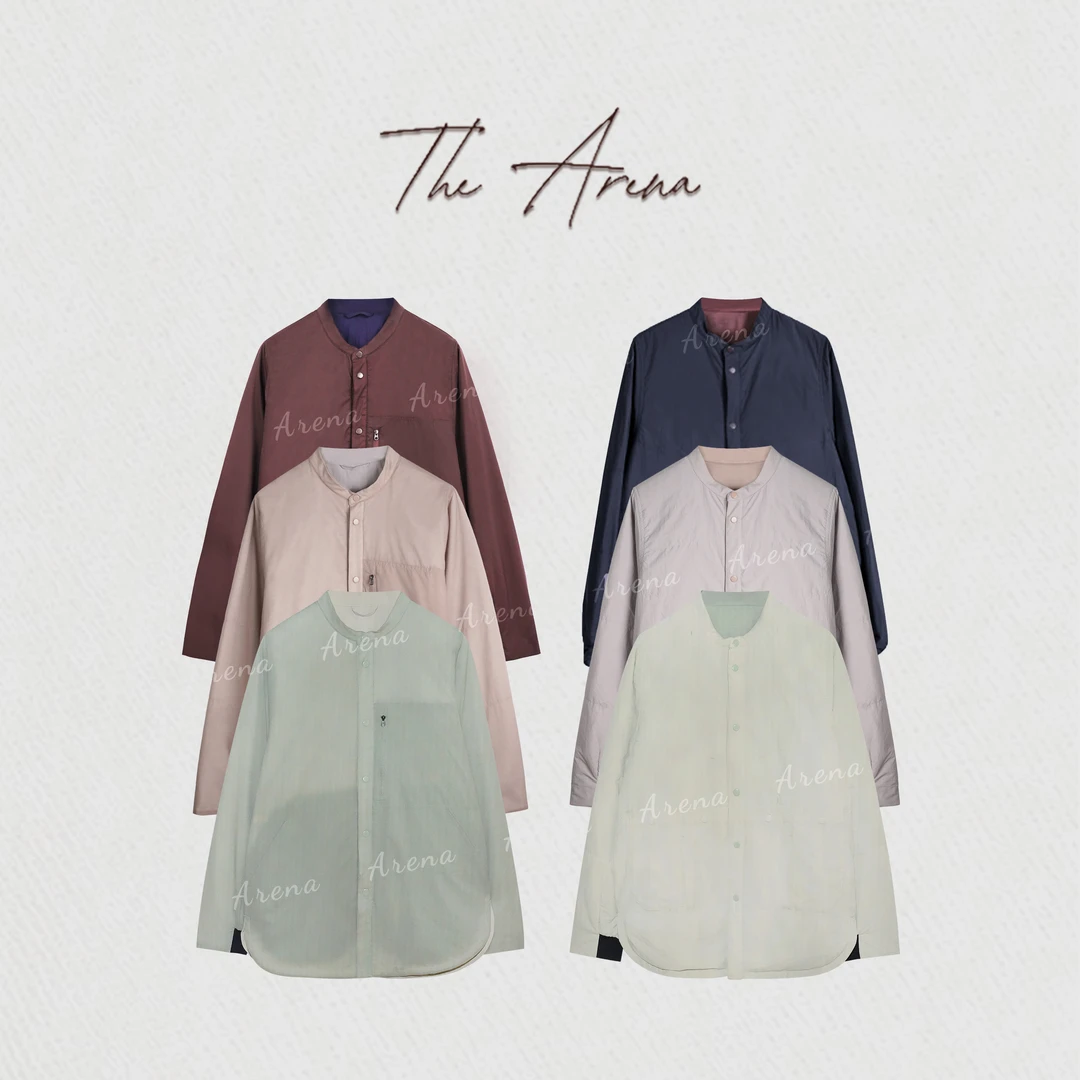 The Arena 「轻若鸿羽」撞色两面穿轻薄夹棉防水外套25 2F-208