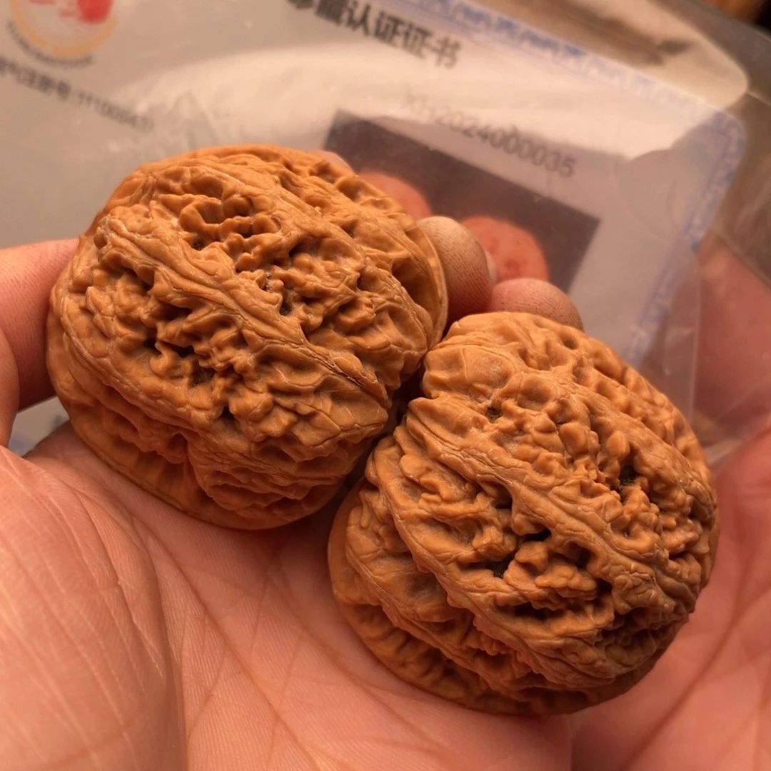 文玩核桃把件粗筋42