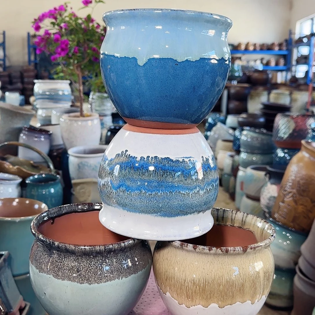 紫砂花盆高13口15