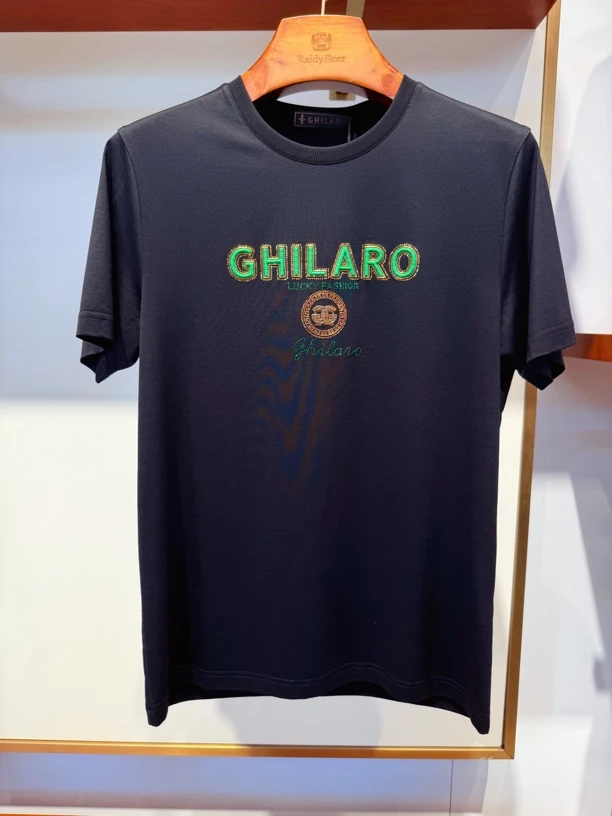 【GHILARO】经典黑色短袖夏季百搭