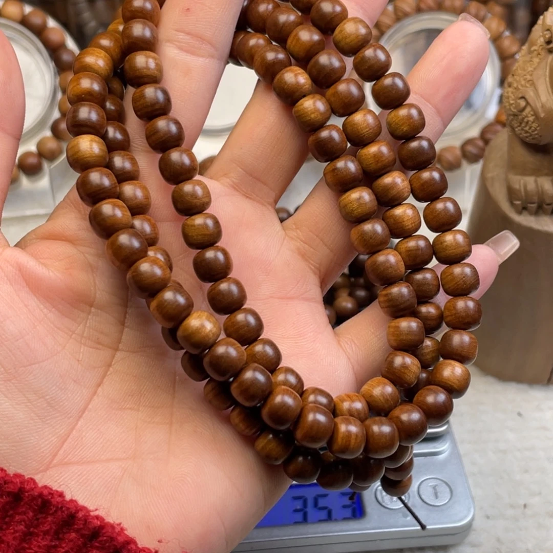 茶***味手串/手链檀香木印度老山檀香78老型