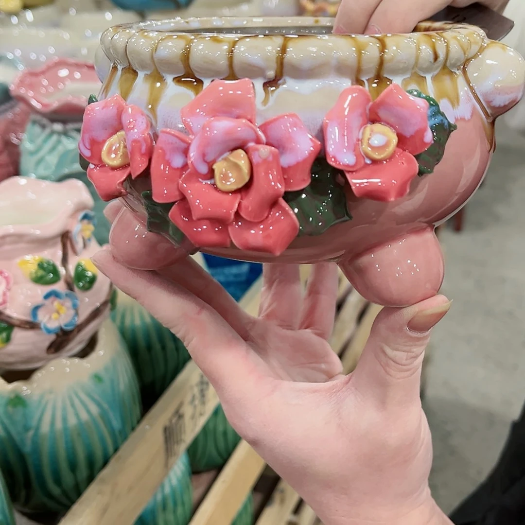 【闪购商品】陶瓷福利品凑满10元发货陶瓷花盆