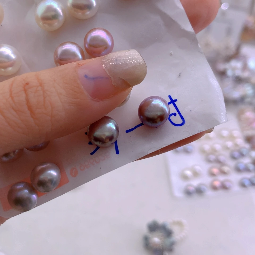 鲲***冥淡水珍珠戒指随机未镶嵌