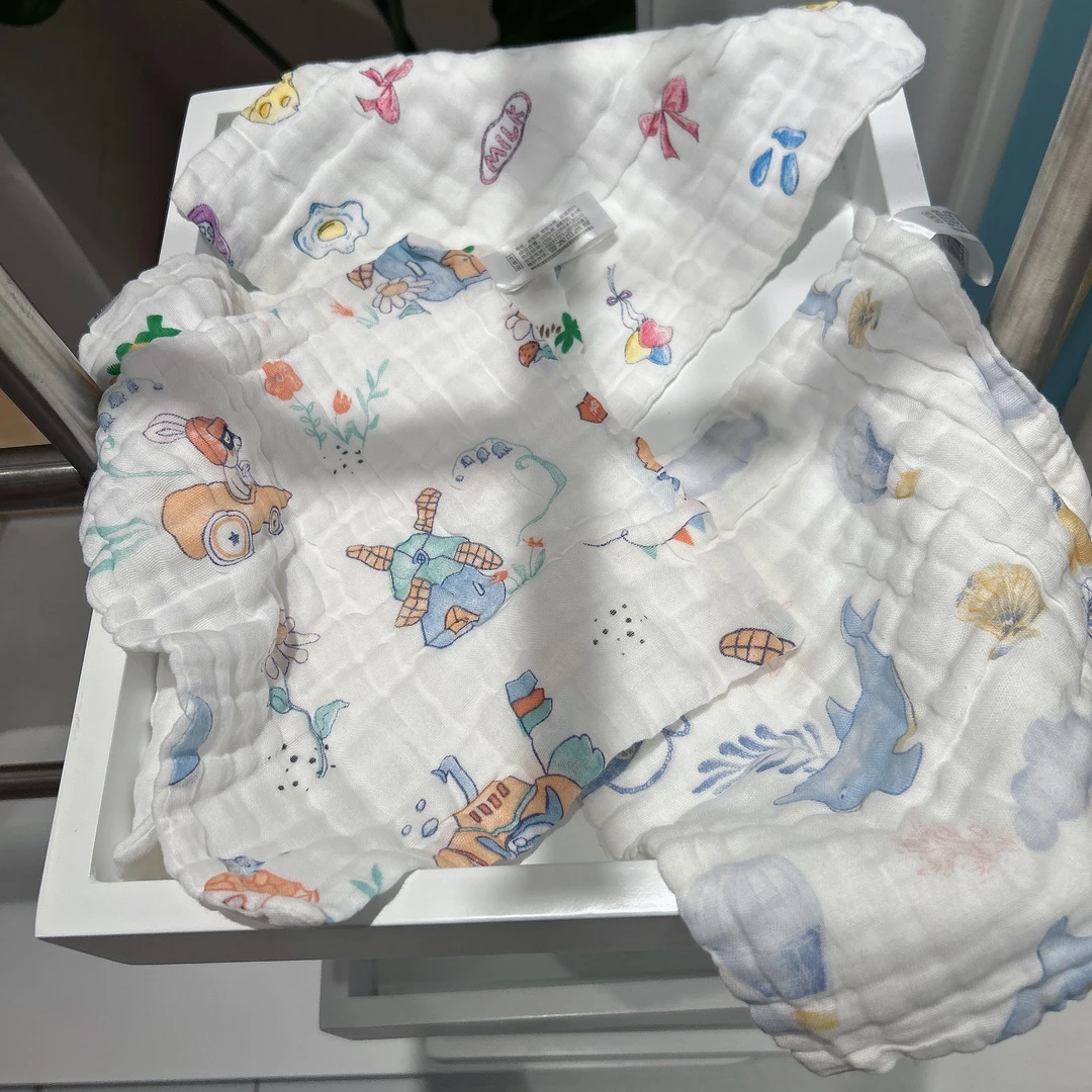 麦非熊6002儿童方巾小毛巾(发3条)