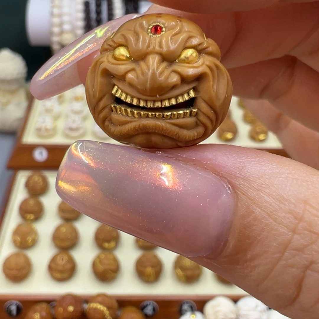 猴头核桃吊坠刘单颗