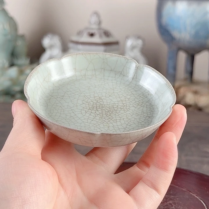 大***明汝窑花口洗合作愉快