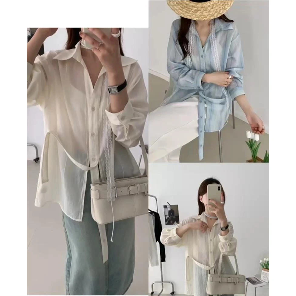 女士休闲百搭显瘦衬衫10KUN110S8861