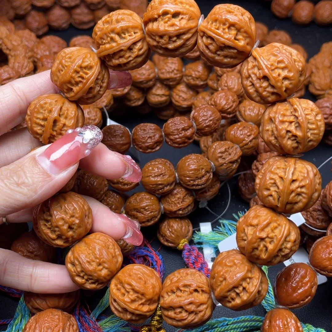 文玩核桃手串风***流粗筋八棱