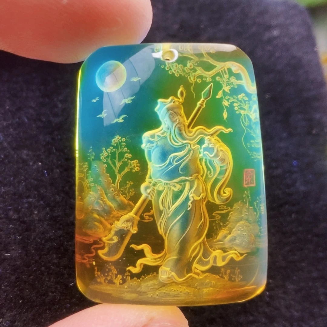 【闪购商品】金珀吊坠(不含链)未镶嵌