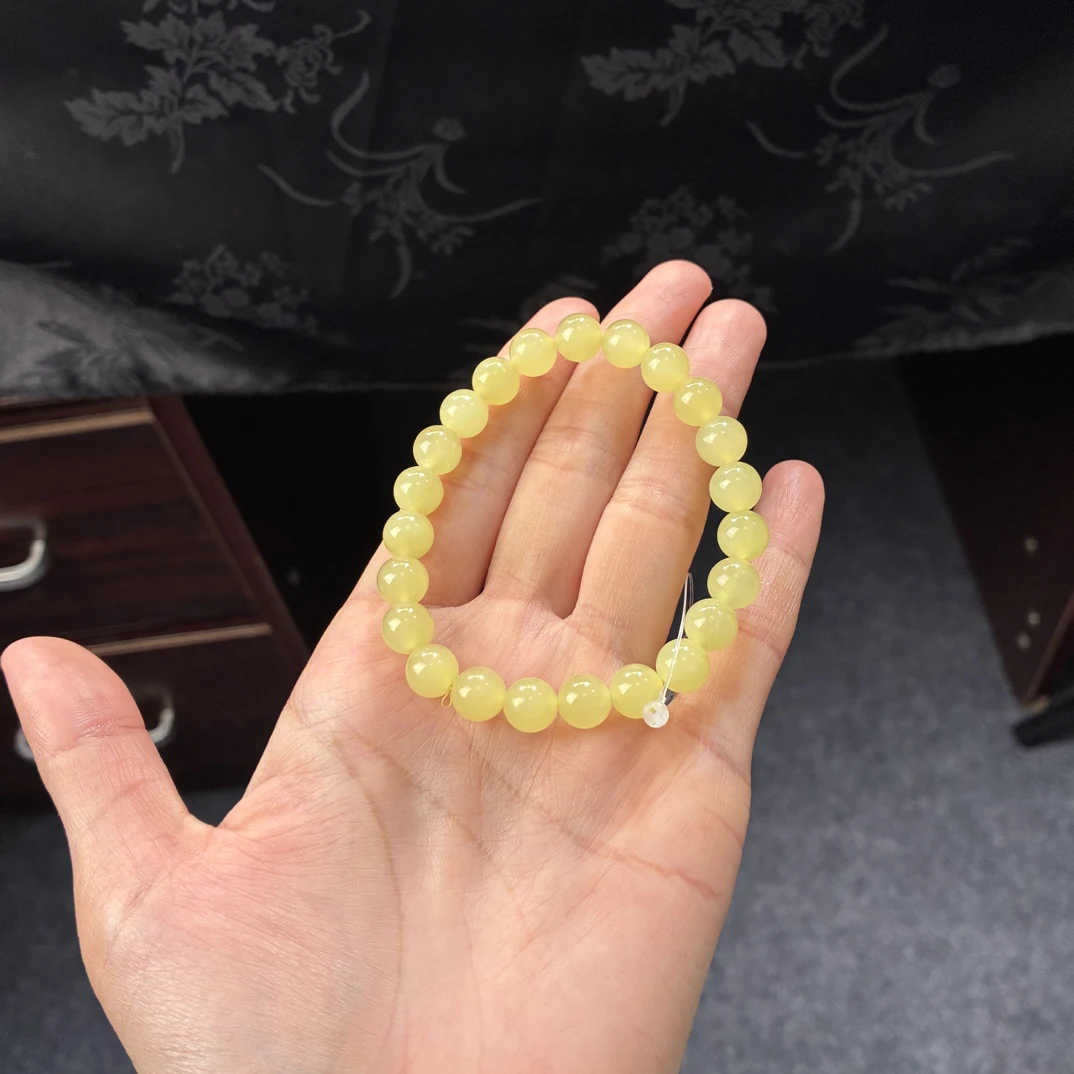 和田玉新疆若羌黄口手串卡8