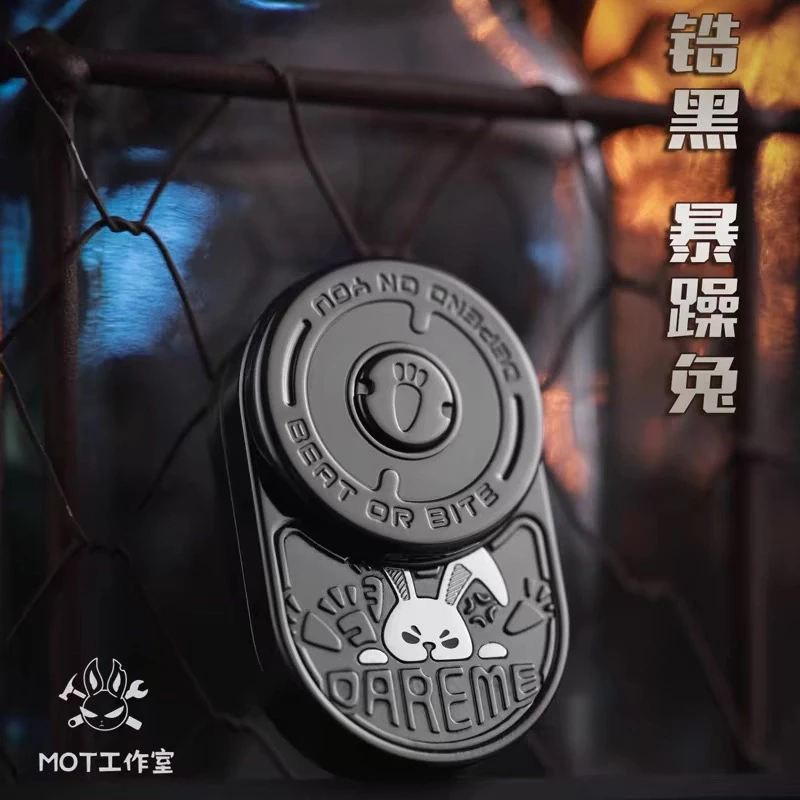 正品MOT 锆彩MIX锆彩兔子锆黑不锈钢拉丝暴躁兔