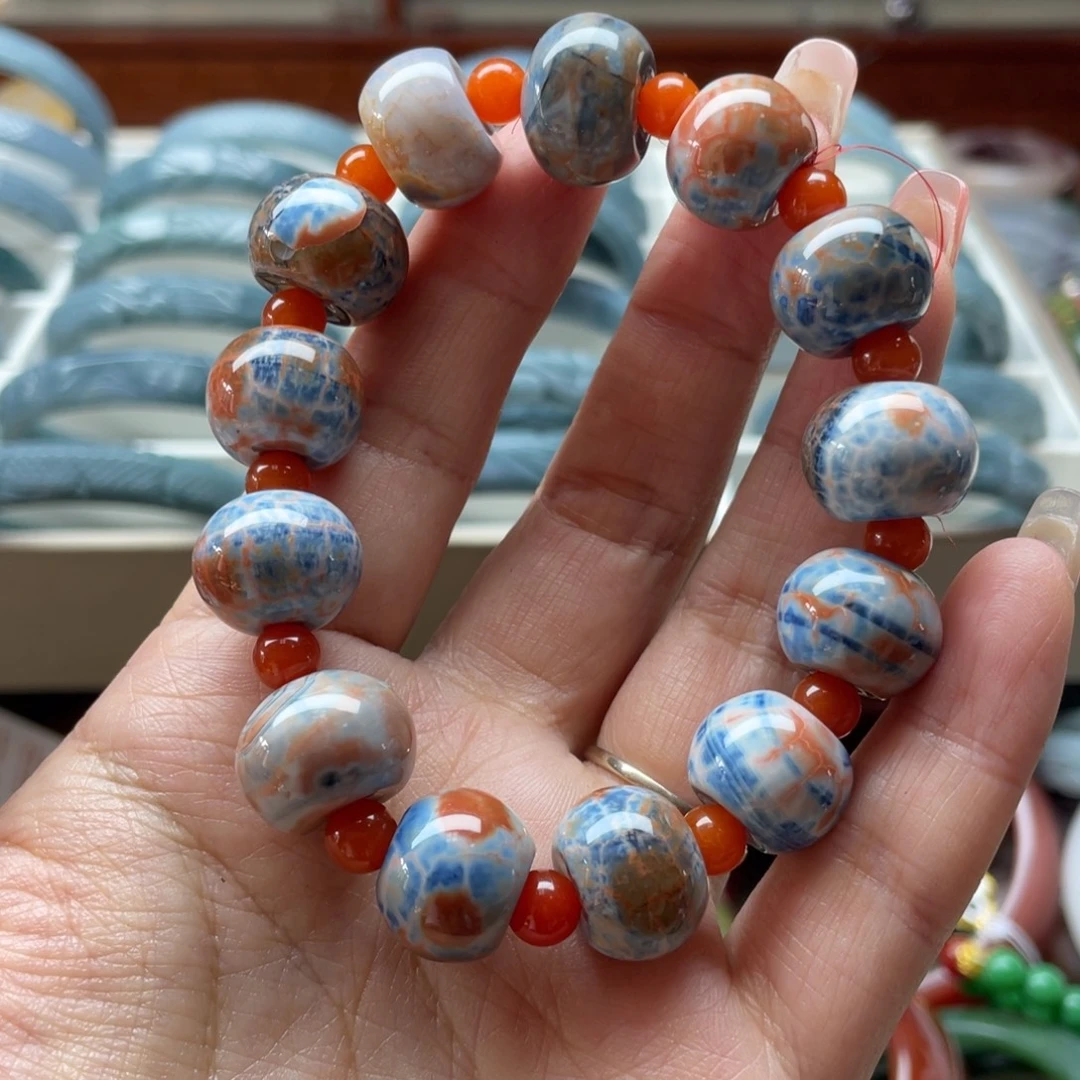 玛瑙/玉髓未镶嵌手链