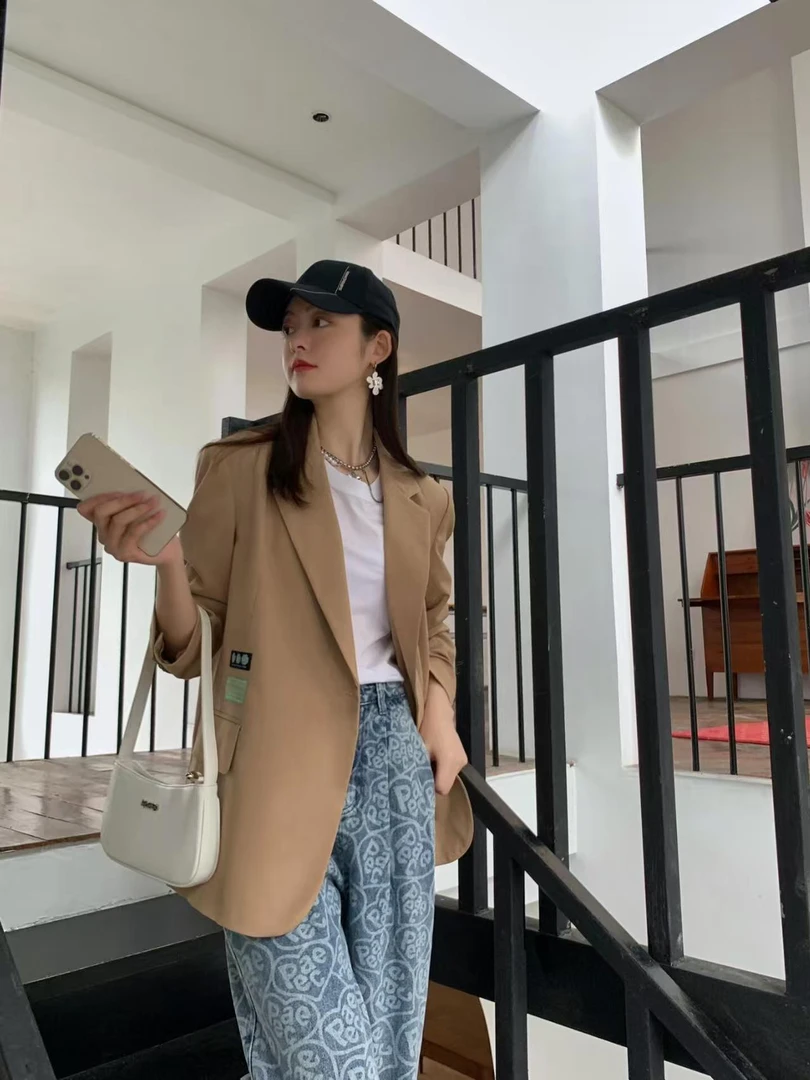 酷感廓形西装时尚百搭（不含配饰）-0029